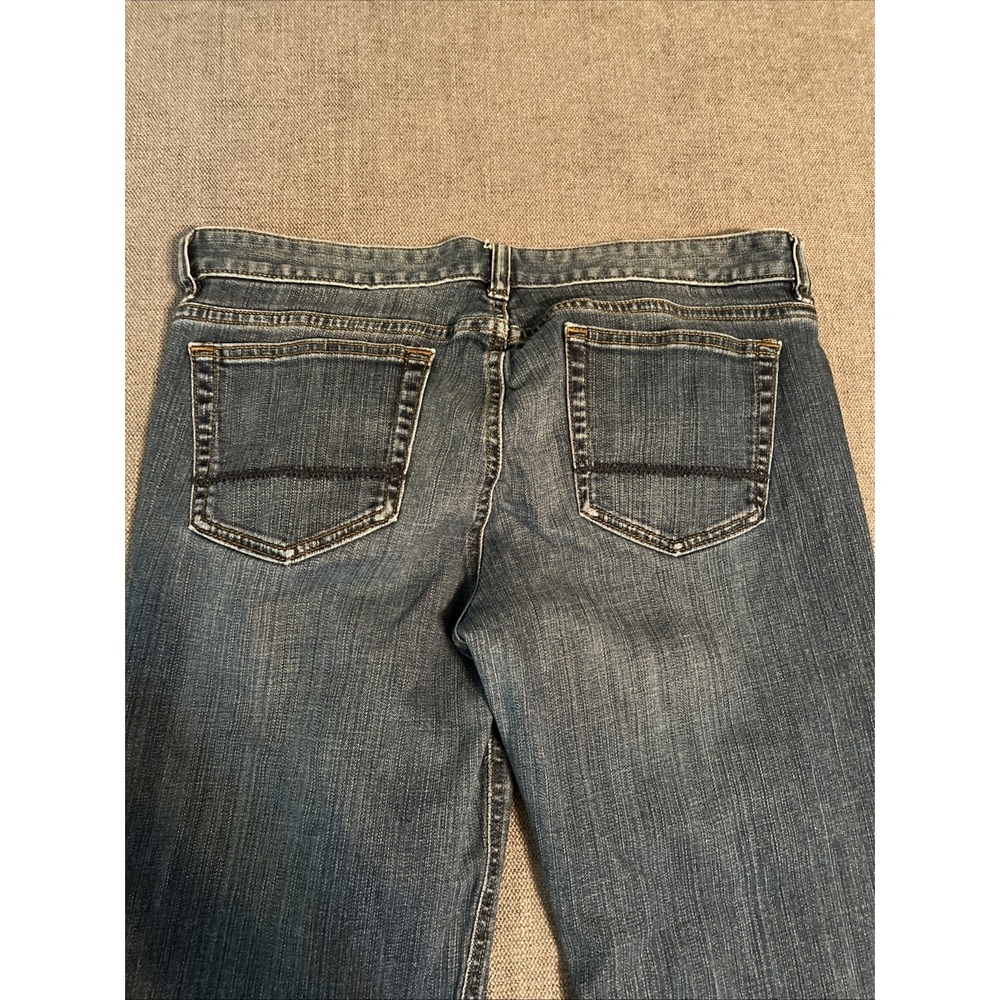 Lands End Low Rise Bootcut Jeans Mens SZ 33 X 31 - Picture 6 of 10